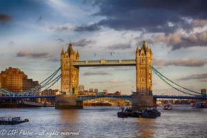 Tower Bridge near Sunset